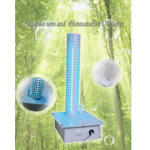 Purificadores de aire UV fotocalíticos de iones negativos de nuevo diseño para eliminar el humo, el polvo, los alérgenos, el polen en el dormitorio en el hogar, sin ozono, el sistema de filtración de olores y moho 