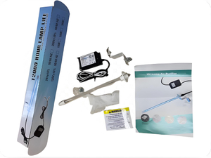 Sistema de luz UV-C 24VAC 14 'Lámpara de 253.7 nm sin ozono diseñada para bobina de aire acondicionado 