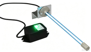 Lámpara UV de vidrio de 120V con 1 Uds. Bombillas ultravioleta de 14 pulgadas de alta permeabilidad para sistemas de bobina HVAC comerciales piezas de purificador de aire